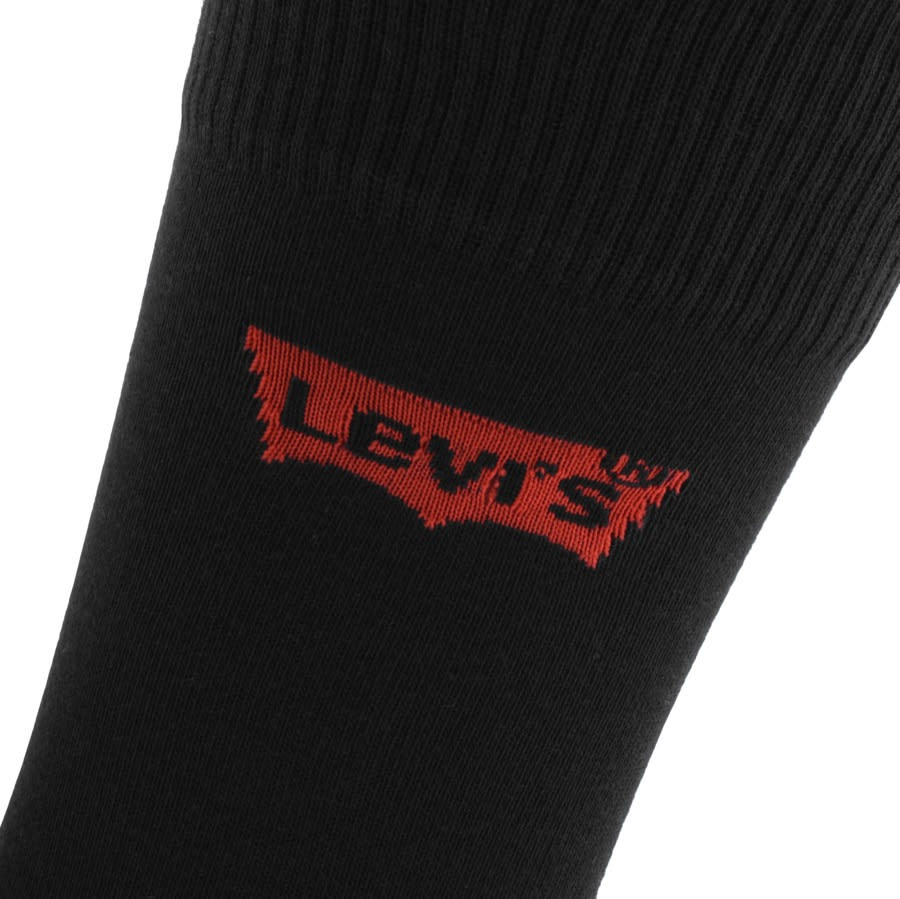 Alternative Image for ProductLevis 168SF Regular Cut 3 Pack Socks Black3